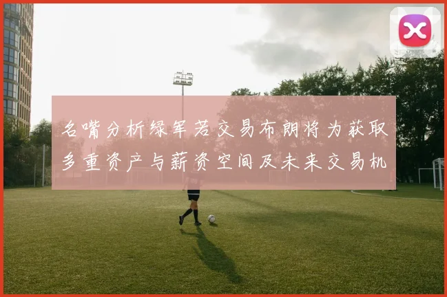 名嘴分析绿军若交易布朗将为获取多重资产与薪资空间及未来交易机会